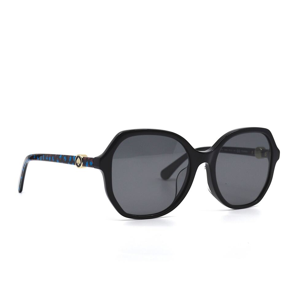 NEW KATE SPADE LOURDES/F/S 3H2 BLACK GREY POLARIZED AUTHENTIC SUNGLASSES